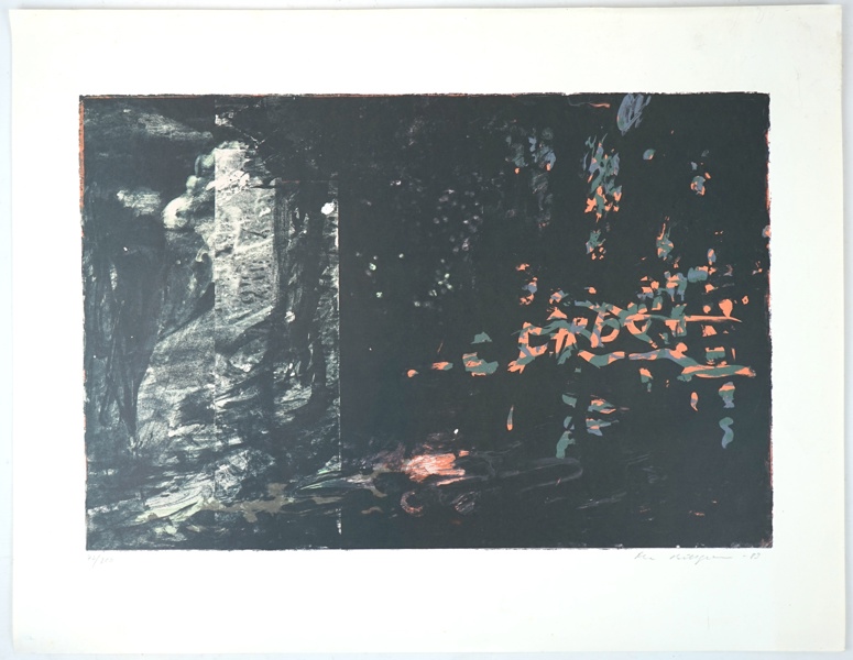 Ola Billgren, litografi nr 72/200, signerad.