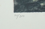 Ola Billgren, litografi nr 72/200, signerad.