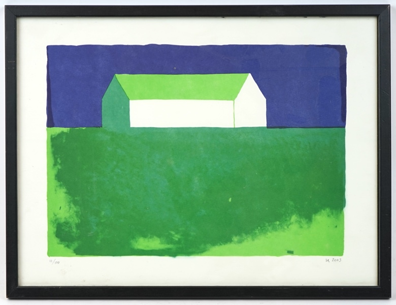 Ia Karlsson, litografi nr 11/100, signerad, 2003.