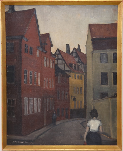 Otto Olsen, olja på duk, signerad.