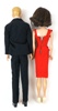 Barbiedockor 2 st, med kläder, ett parti, ''Ken'' och ''Midge'',   1960-62, Mattel.