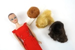 Barbiedockor 2 st, med kläder, ett parti, ''Ken'' och ''Midge'',   1960-62, Mattel.