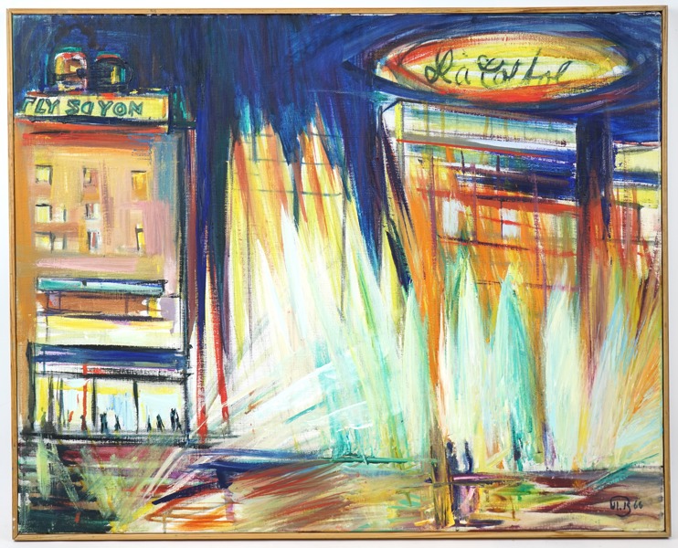 John Ivar Berg, olja på duk, signerad.