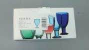 Kerttu Nurminen, vinglas, 6 st, glas, "Verna", Iittala.