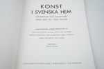 "Konst i svenska hem", bokhäften, 24 st, Förlagsaktiebolaget Bokkonst, Göteborg, 1943.