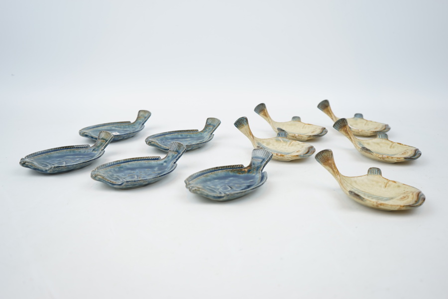 Chopstickstöd, 10 st, keramik, Japan.