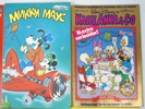 Kalle Anka och Musse Pigg, tidningar, 10 st, faksimiltryck/jubileumsutgåvor.