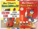 Kalle Anka och Musse Pigg, tidningar, 10 st, faksimiltryck/jubileumsutgåvor.