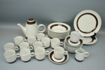Kaffe- och matservisdelar, 23 delar, porslin, "Forma", Rörstrand.