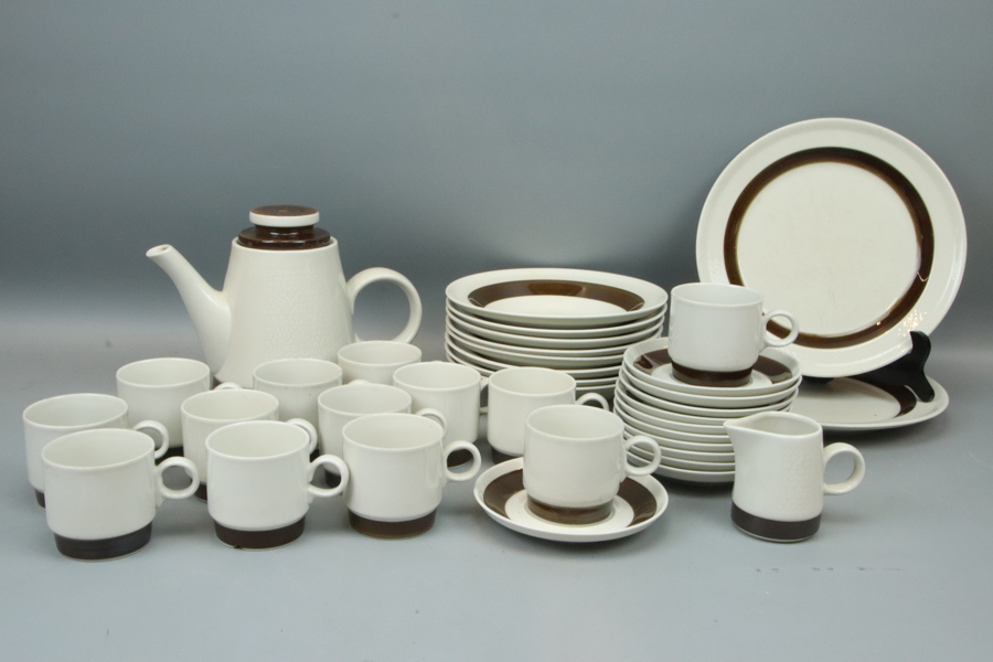 Kaffe- och matservisdelar, 23 delar, porslin, "Forma", Rörstrand.