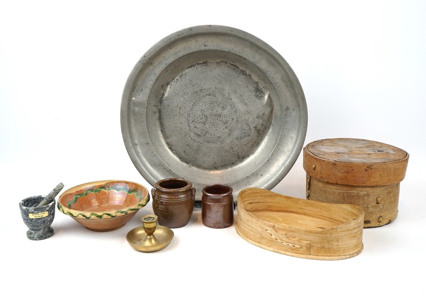 Fat, mortel, krus m.m, ett parti.