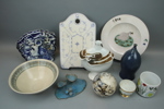 Keramik, 10 delar, bl.a Villeroy & Boch, delvis signerat. 