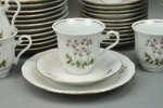 Kaffeservis, 27 delar, porslin, "Linnea", Walbrzych, Polen.