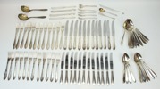 Bestickservis, 86 delar, nysilver, "Svensk spets".