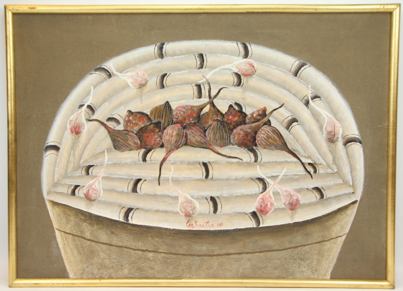 Constantin Pacea, Bukarest, olja på duk, signerad, daterad 1981.