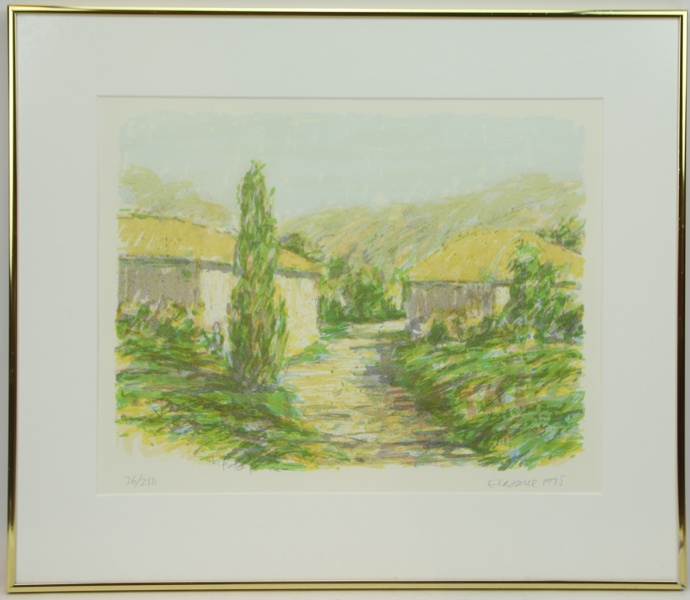 Torsten Erasmie, litografi 36/250, signerad, daterad 1995.