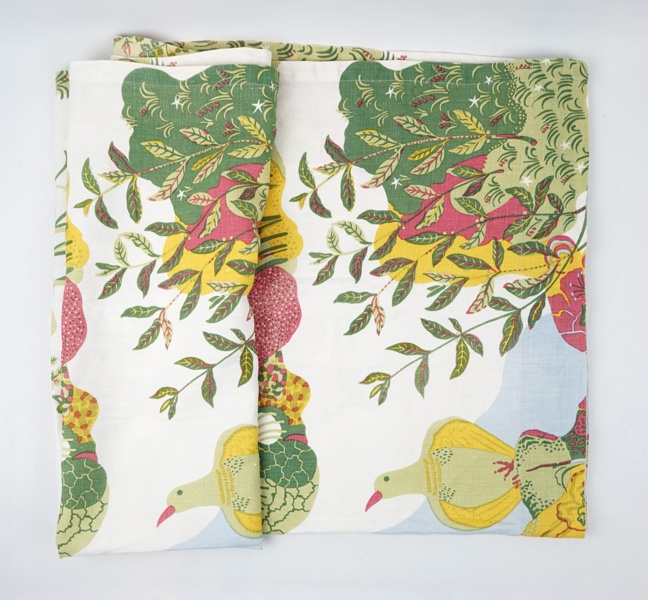 Josef Frank, gardin, en längd, ''Anakreon'', Svenskt Tenn.