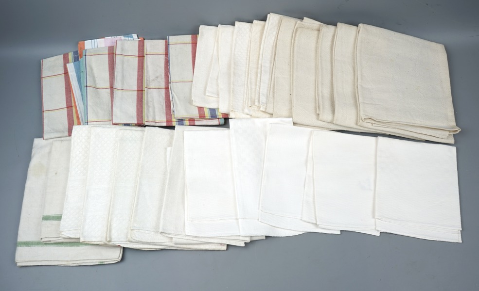 Handdukar, ett parti, linne.