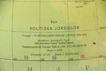 Jordglob med belysning, Räth Politiska Jordglob, 1980.