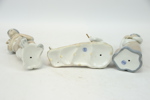 Figuriner, 3 st, porslin, bl.a Cascades.