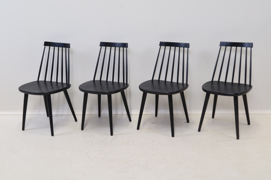 Yngve Ekström, stolar, 4 st, trä, "Pinocchio".