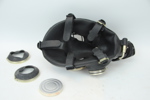 Gasmasker, GP-7V, 5 st, med tillbehör och väskor, Ryssland.
