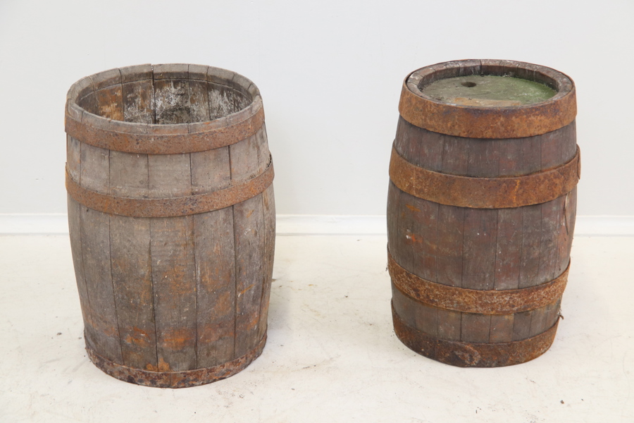 Tunnor, 2 st, trä/metall.