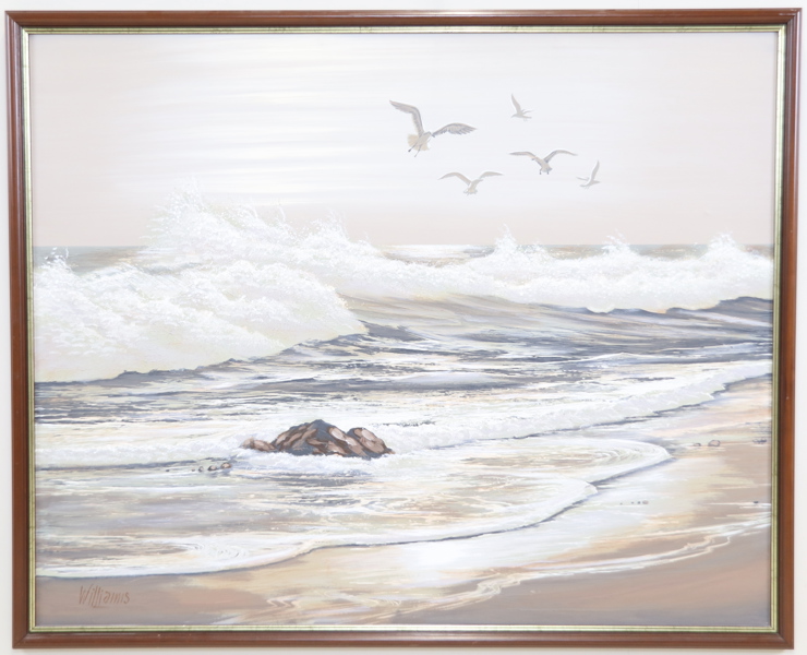 Oidentifierad konstnär, olja på duk, signerad Williams.