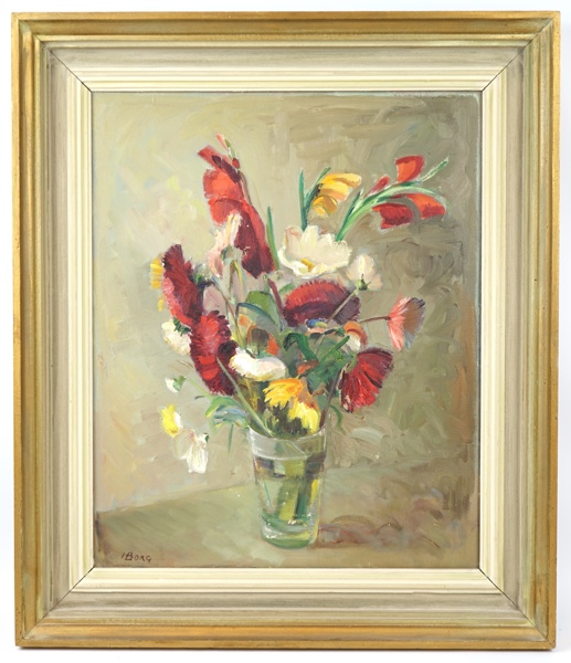 Oidentifierad konstnär, olja på duk, signerad I Borg.