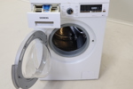 Tvättmaskin, Siemens WM14Q451DN, samt droppskydd.
