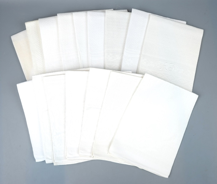 Handdukar, ett parti, linne.