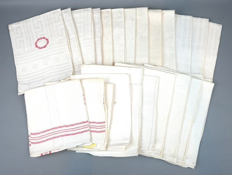 Handdukar, ett parti, linne.