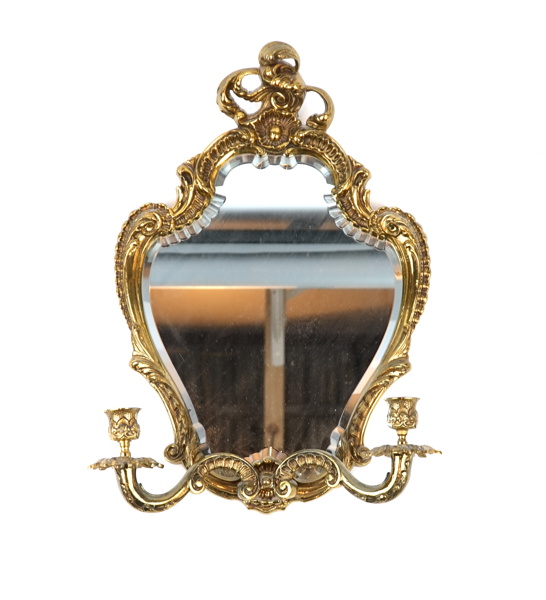 Spegellampett, mässing.