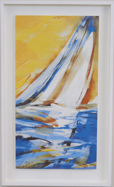 Lucie Rääf, litografi nr 148/250, signerad.