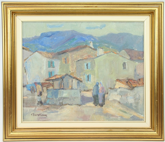 Carl Berndtsson, olja på duk, signerad.