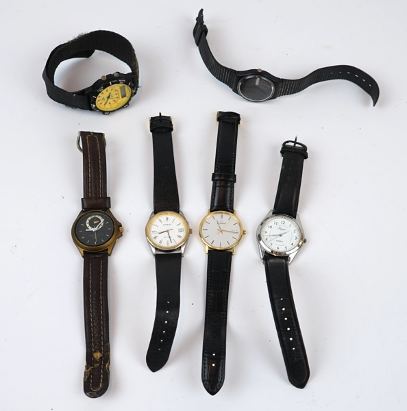 Armbandsur, 6 st, bl.a Tissot.
