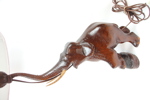 Bordslampa, "Elefant", trä.