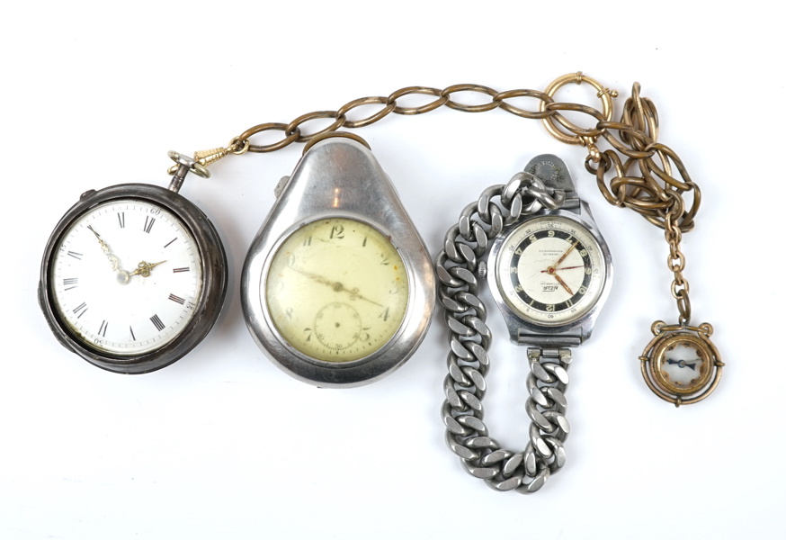 Fickur, 4 delar, bl.a silver.