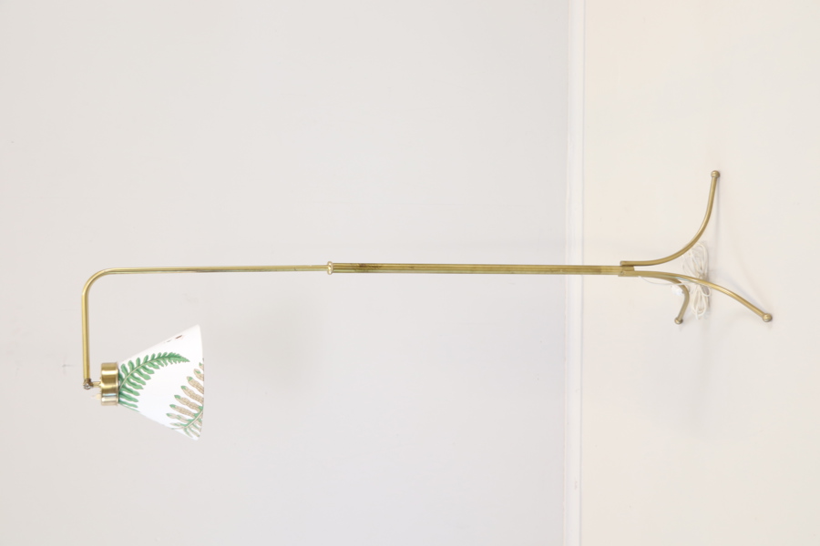 Josef Frank, golvlampa, modell 1842, ställbar, Svenskt Tenn.