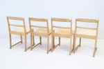 Sven Markelius, stolar, 4 st, björk, "Orkesterstolen", 1940/50-tal.