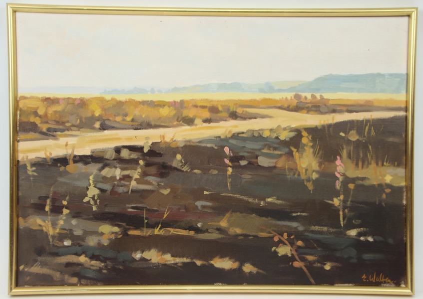 Oidentifierad konstnär, olja på duk, signerad.