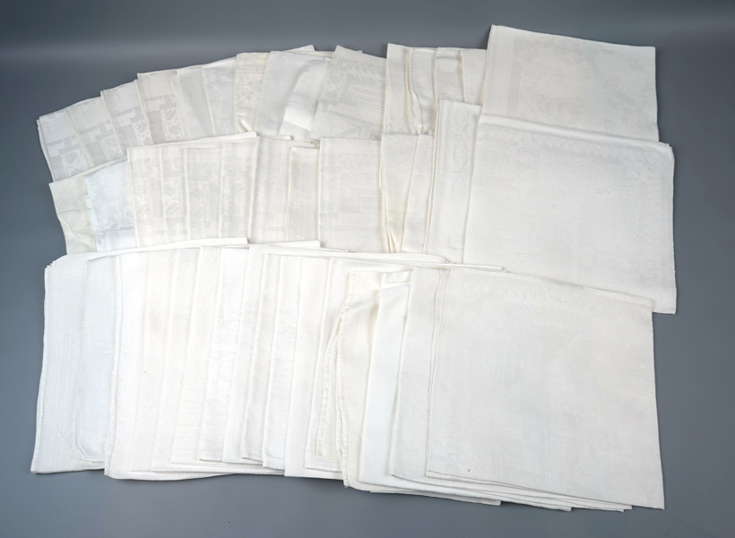 Servetter, ett parti, linne.