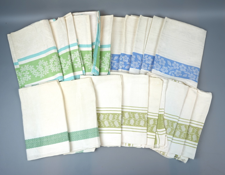 Handdukar, ett parti, linne.