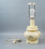 Bordslampa, alabaster, Italien.