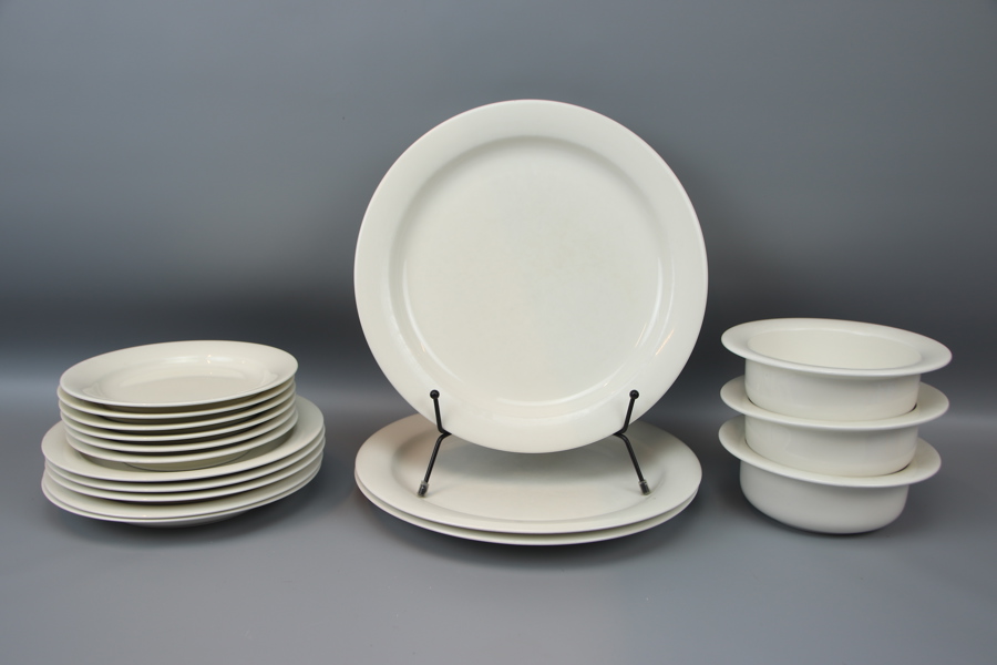 Matservisdelar, 17 st, porslin, Arctica, Arabia.