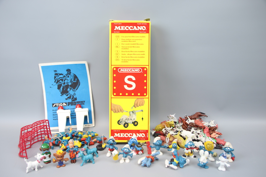 Smurfar, Meccano m.m, ett parti.