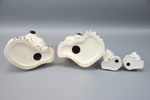 Spiselhundar, 2 par, porslin, Beswick.