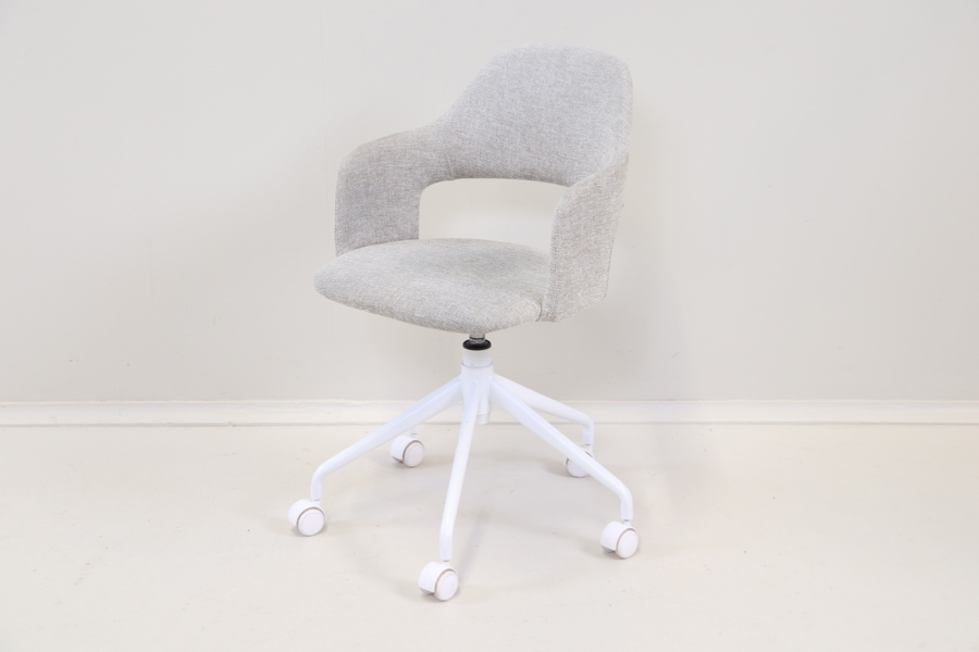 Kontorsstol, höj/sänkbar, metall/textil, Jysk.