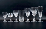 Glasservis, 37 delar, ''Pompadour'', Cristal D'arques.