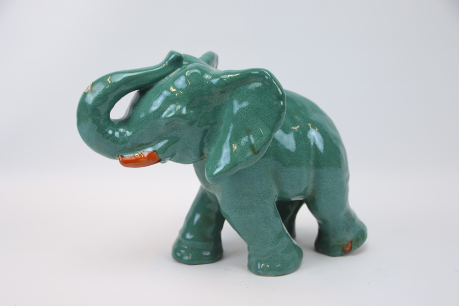 Anna-Lisa Thomson, figurin, elefant, keramik, Upsala Ekeby.